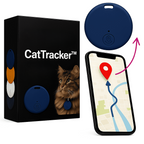 PawTrail Waterproof Cat GPS Tracker, Real-Time Location Tracking