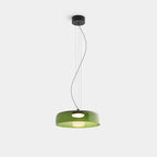 FjordLumen Glass Pendant Light, Warm LED Glow, Multi-Tier Design