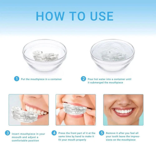 Anti-snoring mouthpiece against sleep apnoea & snoring - Fioriscas