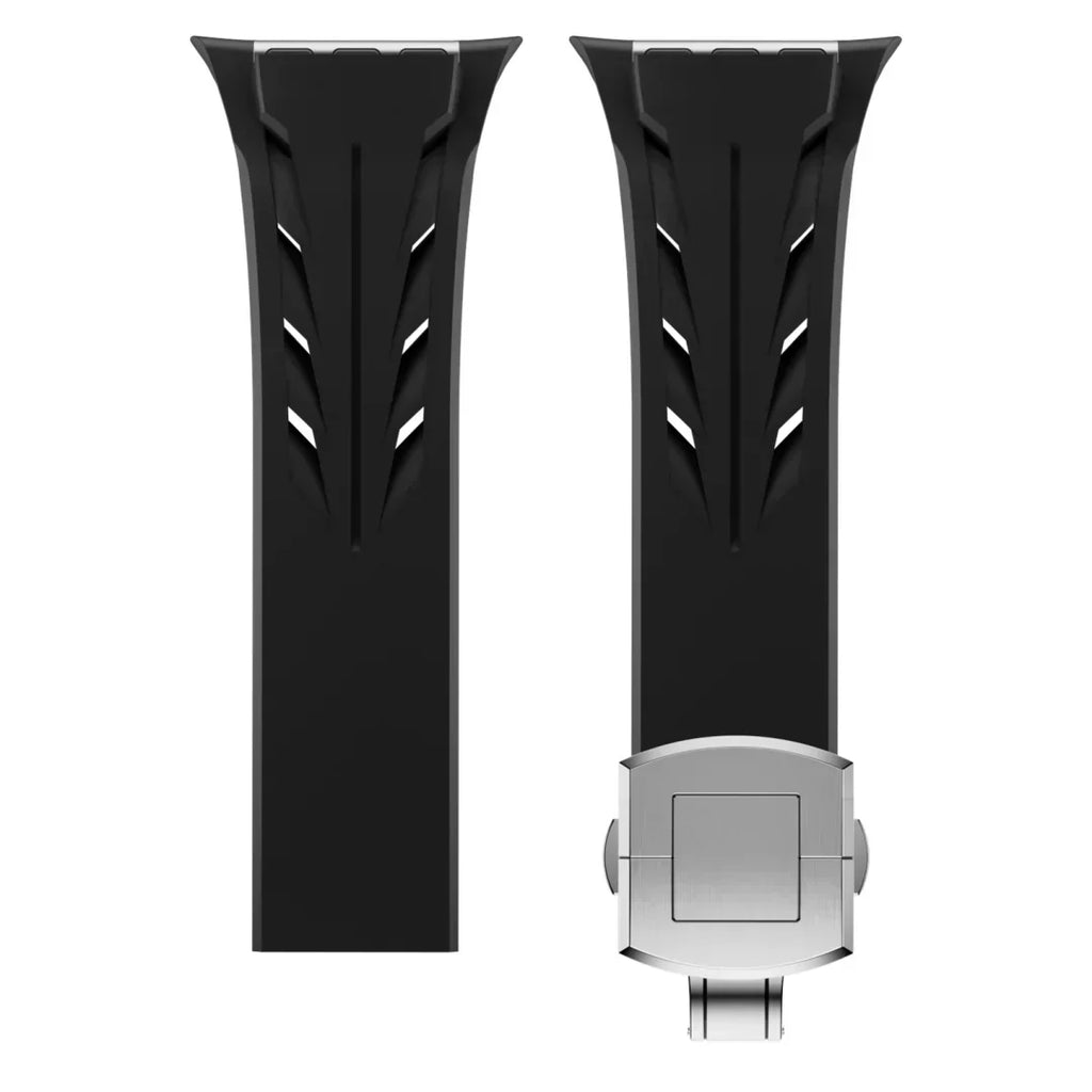 Apple Watch-rem, Liora FKM gummirem med sommerfuglelås
