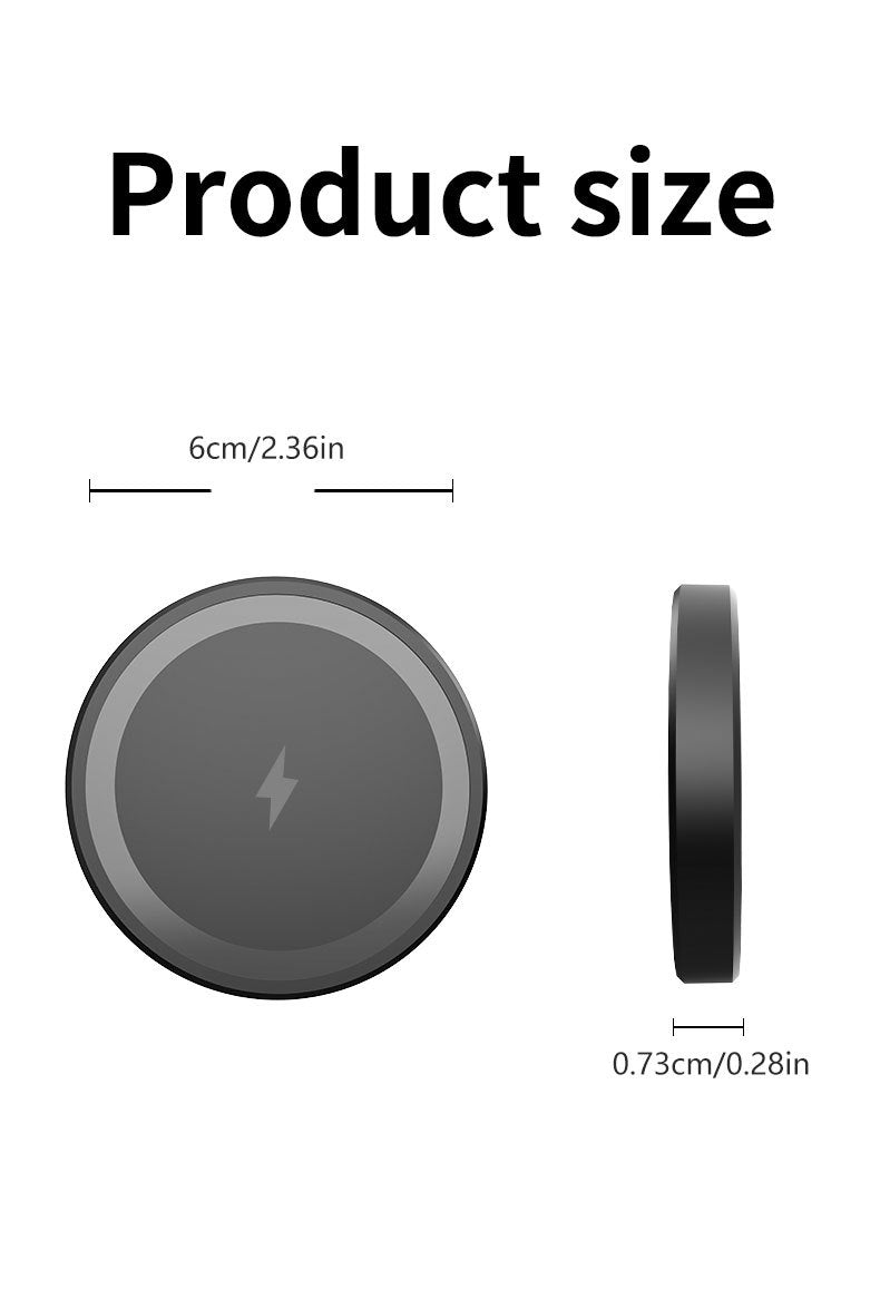 15W Magnetic Pop-Up Charging Pad With Stand For iPhone And Samsung Qi Compatible