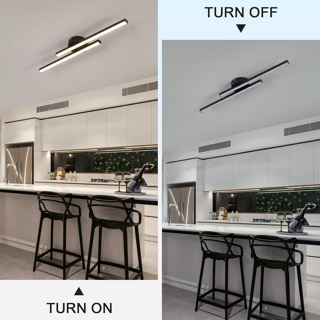 Plafoniera LED ultrasottile semipiatta in alluminio, LumenVale