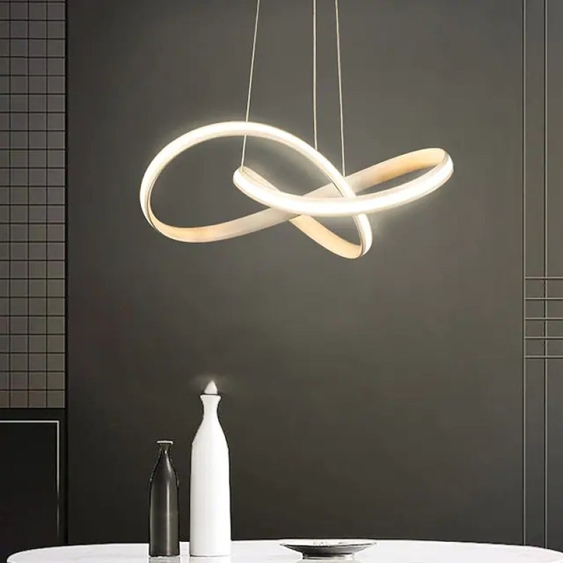 Arisha Modern Led Pendant Light, Black/White, Living Room/Bedroom - Neutralighting