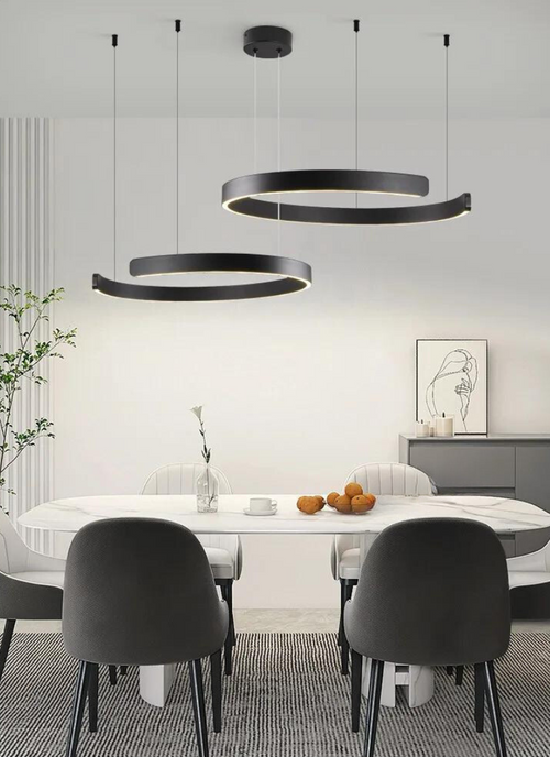 AerisGlow Round LED Ceiling Light, Dimmable Multi-Ring Design