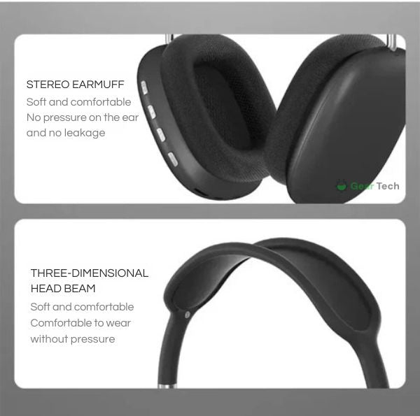 Over-Ear-Bluetooth-Kopfhörer mit Geräuschunterdrückung, Solara Pro, 40 Stunden Akkulaufzeit