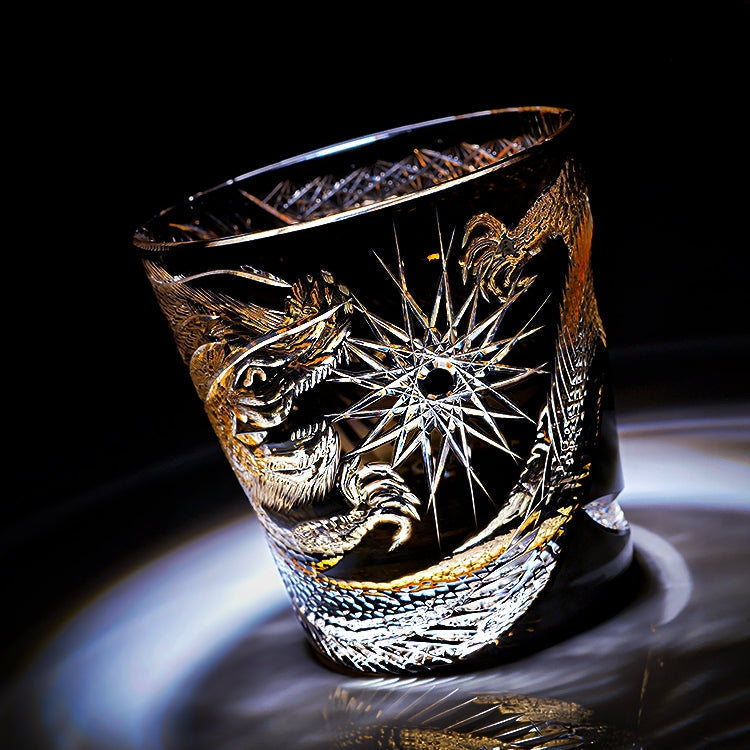 Copo de Whisky Takumi Soaring Dragon Crystal, Caixa de Madeira