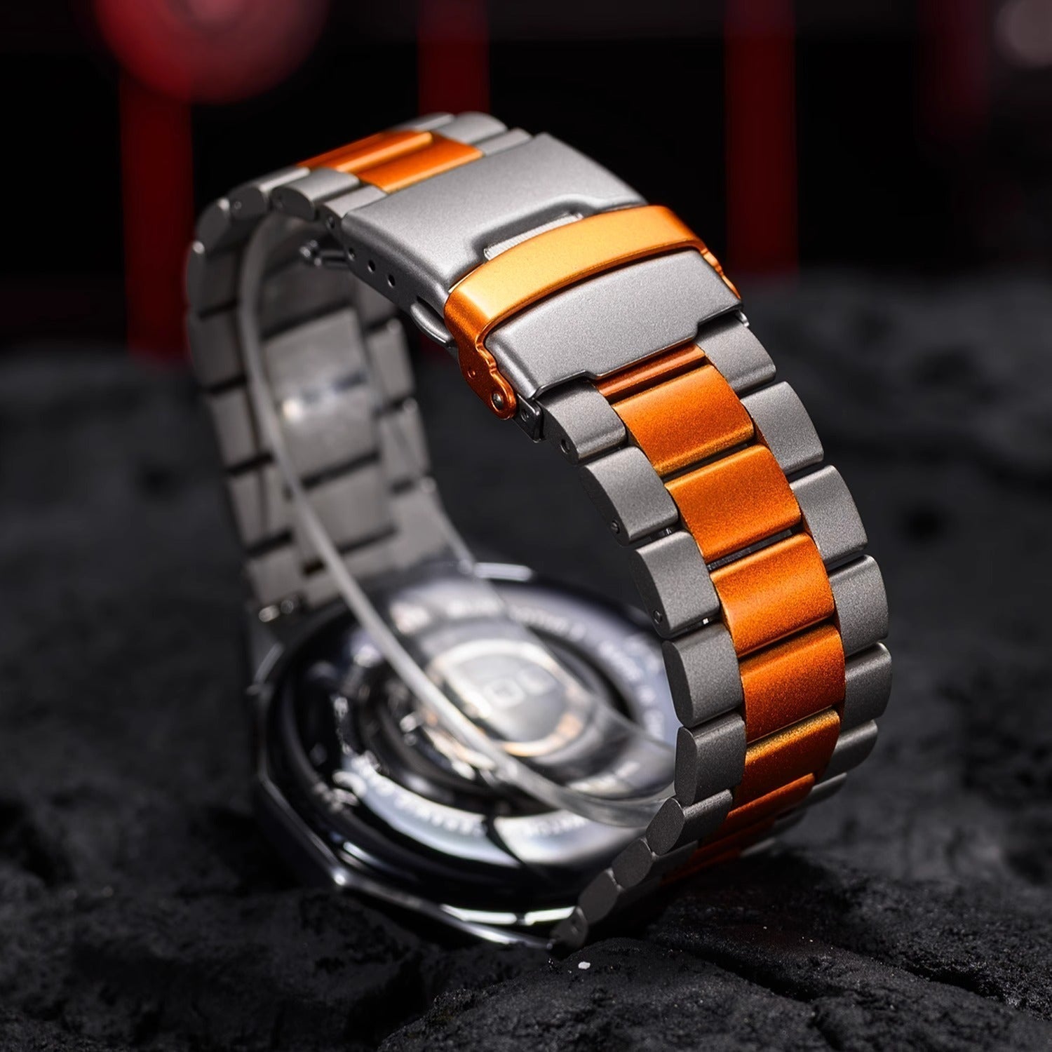 Aurex Titan-Uhrenarmband für Samsung Galaxy Watch Ultra, Faltschließe
