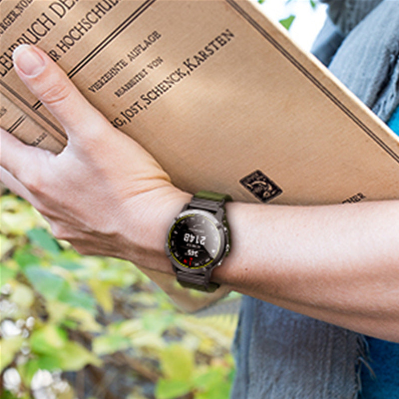 Rivaro Braided Nylon Tactical Strap for Garmin Fenix 5-8 Series