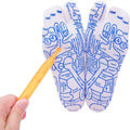 SoleComfort Fußreflexzonen-Massage-Socken mit Druckpunkt-Werkzeug