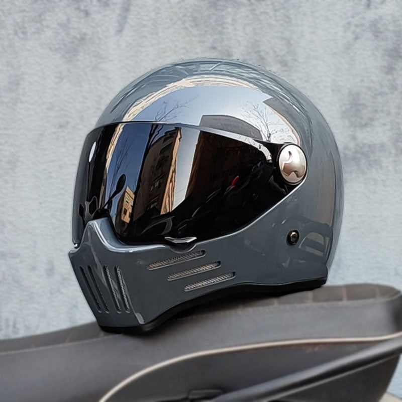 Integrální motocyklová helma NovaRide, tmavé hledí, certifikace DOT a ECE