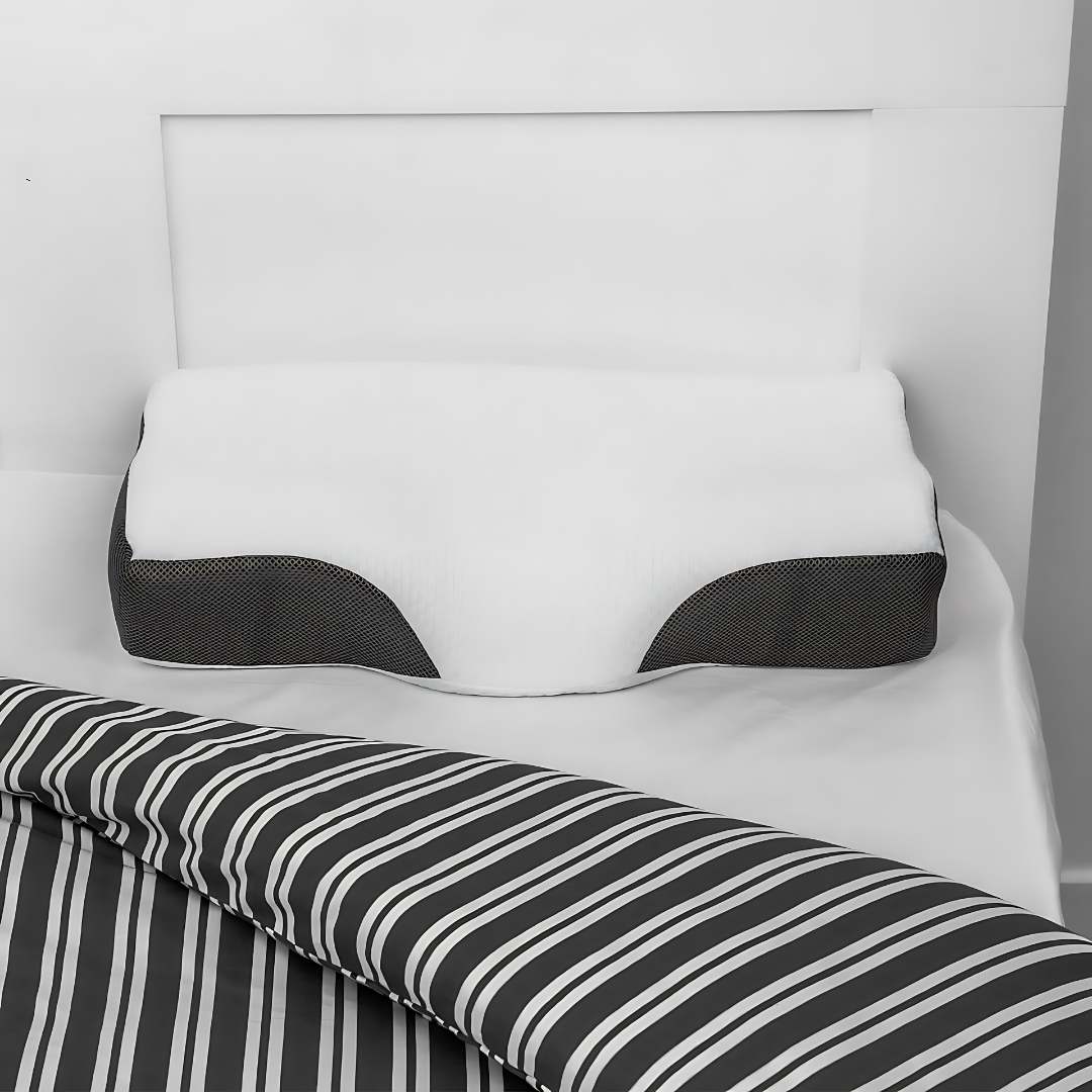 Oreiller ergonomique NexaRest en mousse à mémoire de forme pour soutenir le cou et la colonne vertébrale