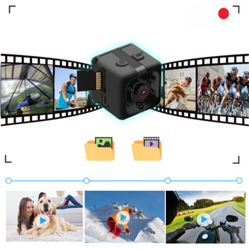 Bezpečnostní kamera, kompaktní 1080p HD s nočním viděním a upozorněními na pohyb, LumosGuard