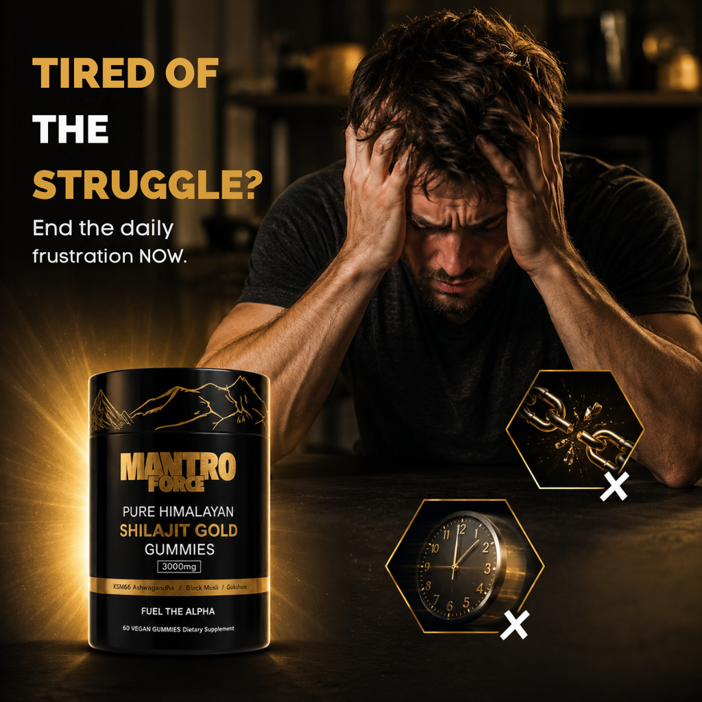 Gomas de Energia Shilajit para Vitalidade e Bem-Estar Diário