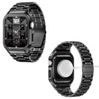 Avelon Stainless Steel Watch Case & Band Set For Apple Watch
