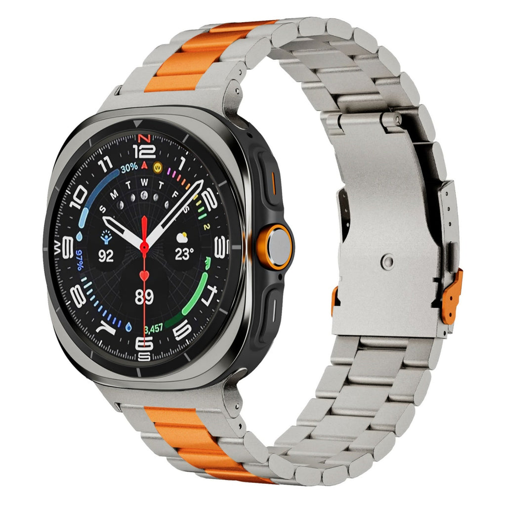 Aurex Titan-Uhrenarmband für Samsung Galaxy Watch Ultra, Faltschließe