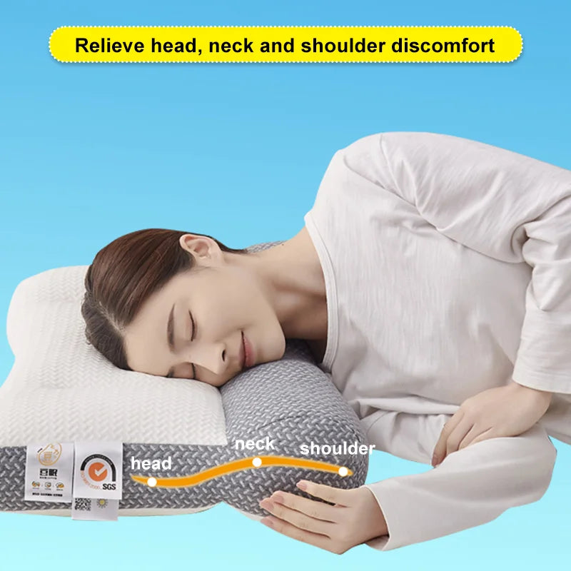Almohada Cervical Contour RestWell para Alineación del Cuello y Sueño Reparador
