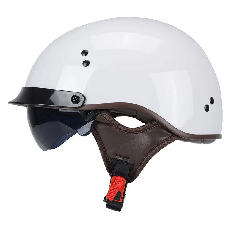 AeroShield Street Helmet With Flip-Down UV Visor, DOT-Approved ABS Shell
