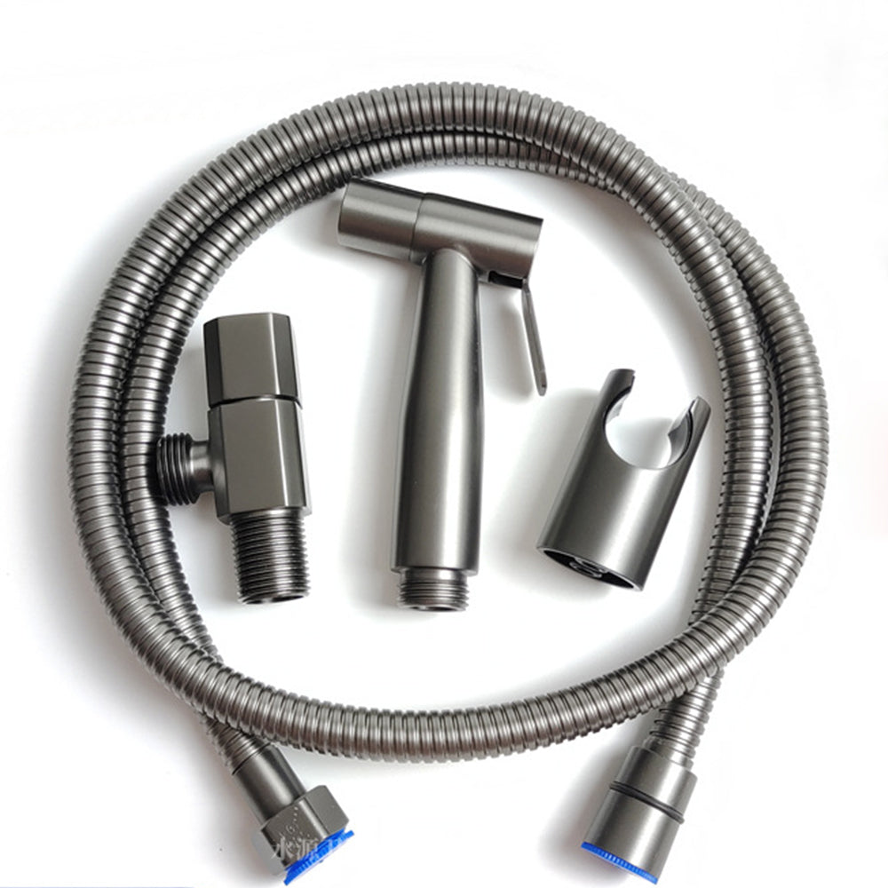 Nuvoro Handheld Bidet Sprayer, Gunmetal Grey Stainless Steel