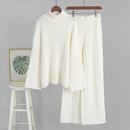 Ensemble Cocooning Torsadé & Maille Douce en Viscose