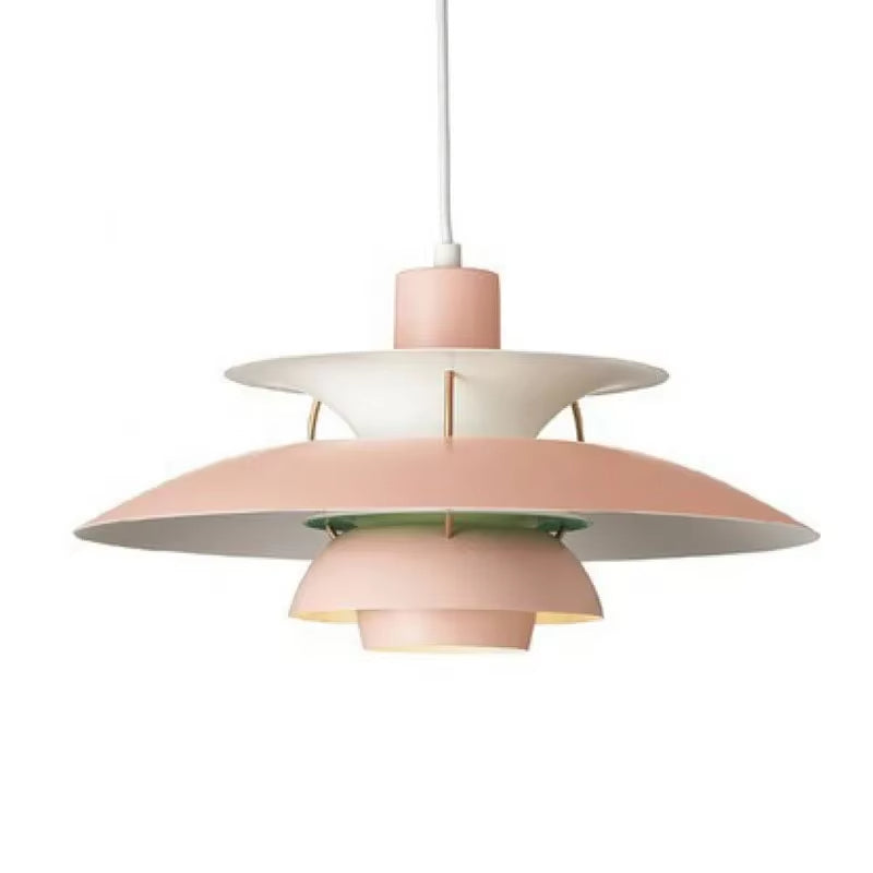 Petal Pendant Light, Danish-Inspired Iron Frame, 3 Sizes