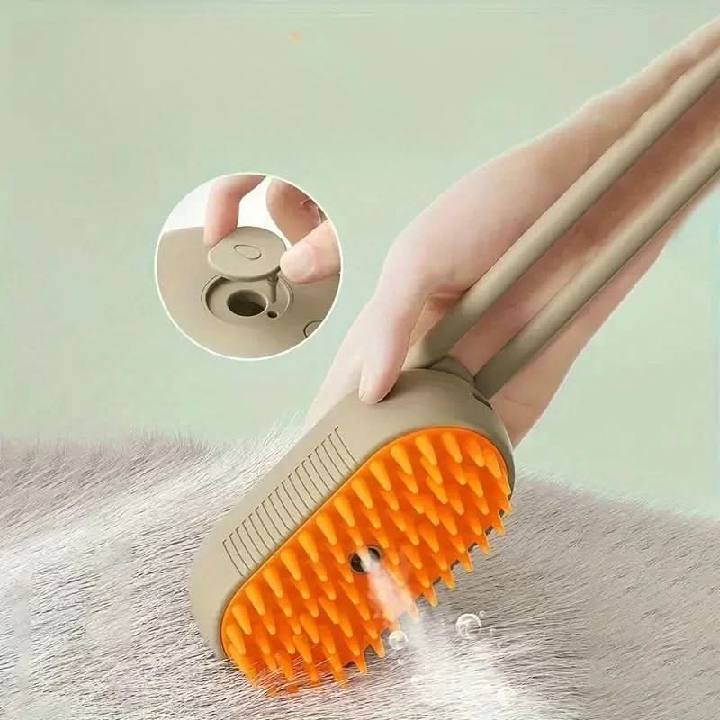 Pente a vapor para pelo sedoso em cães e gatos - Fioriscas