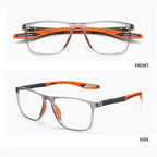 Óculos de leitura progressivos, lentes ultraleves com filtro de luz azul, 5 cores