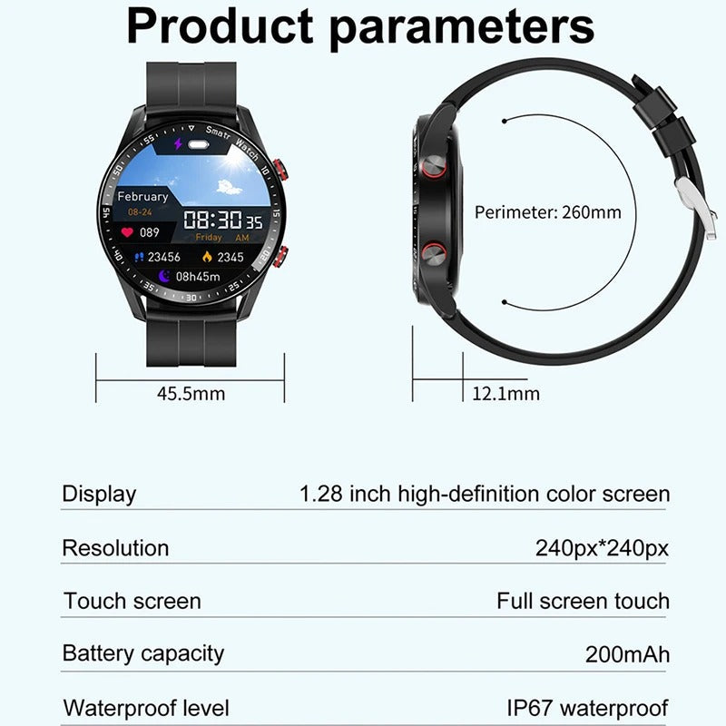 Chytré hodinky LumaPulse Pro s voděodolností a sledováním zdravotního stavu