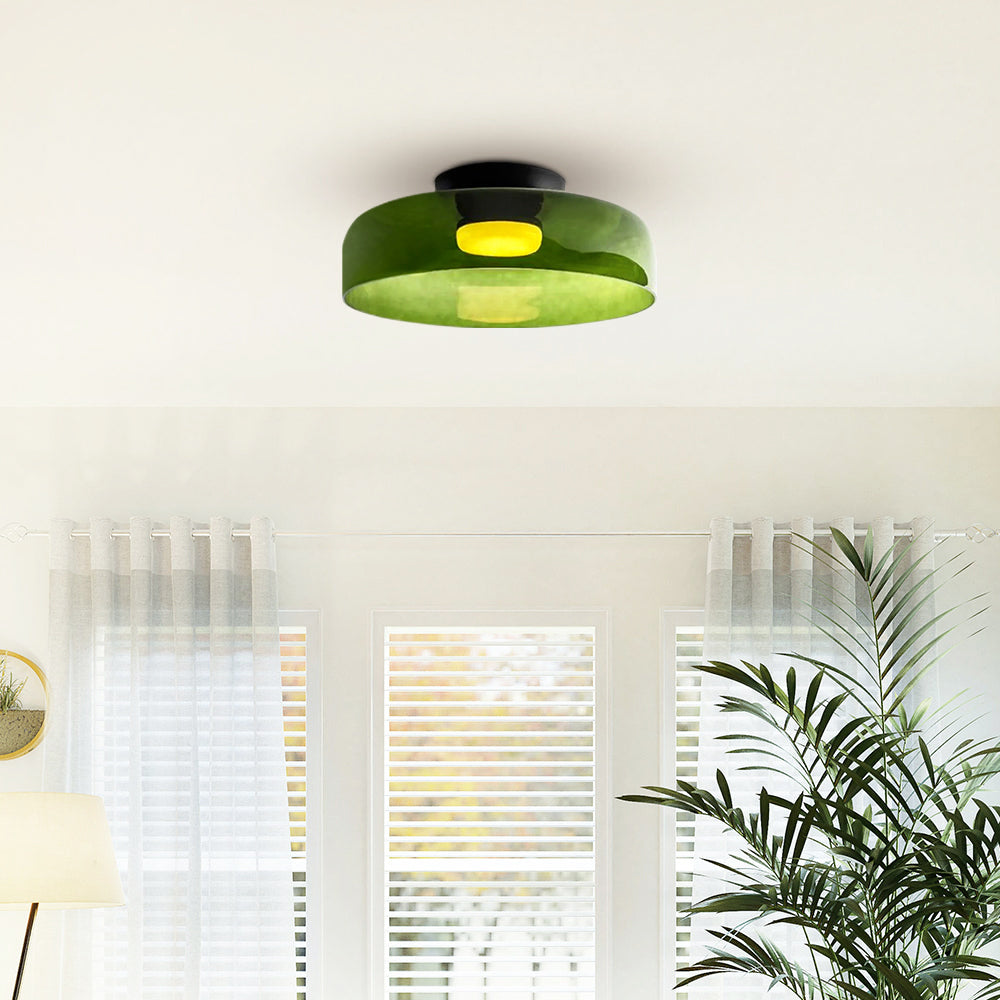 Aria Modern Simple Creative Glass Flush Mount Ceiling Light | Fioriscas