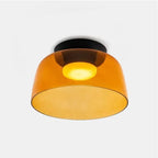 Handgefertigte Glasdeckenleuchte, nordisches Lumenweave-Design mit mehreren Ebenen