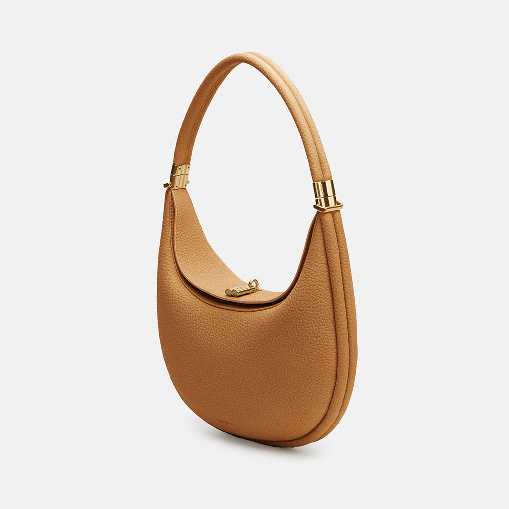 Borsa a cartella in pelle pieno fiore, design Aurelle Jolie Solara, quattro modalità di trasporto
