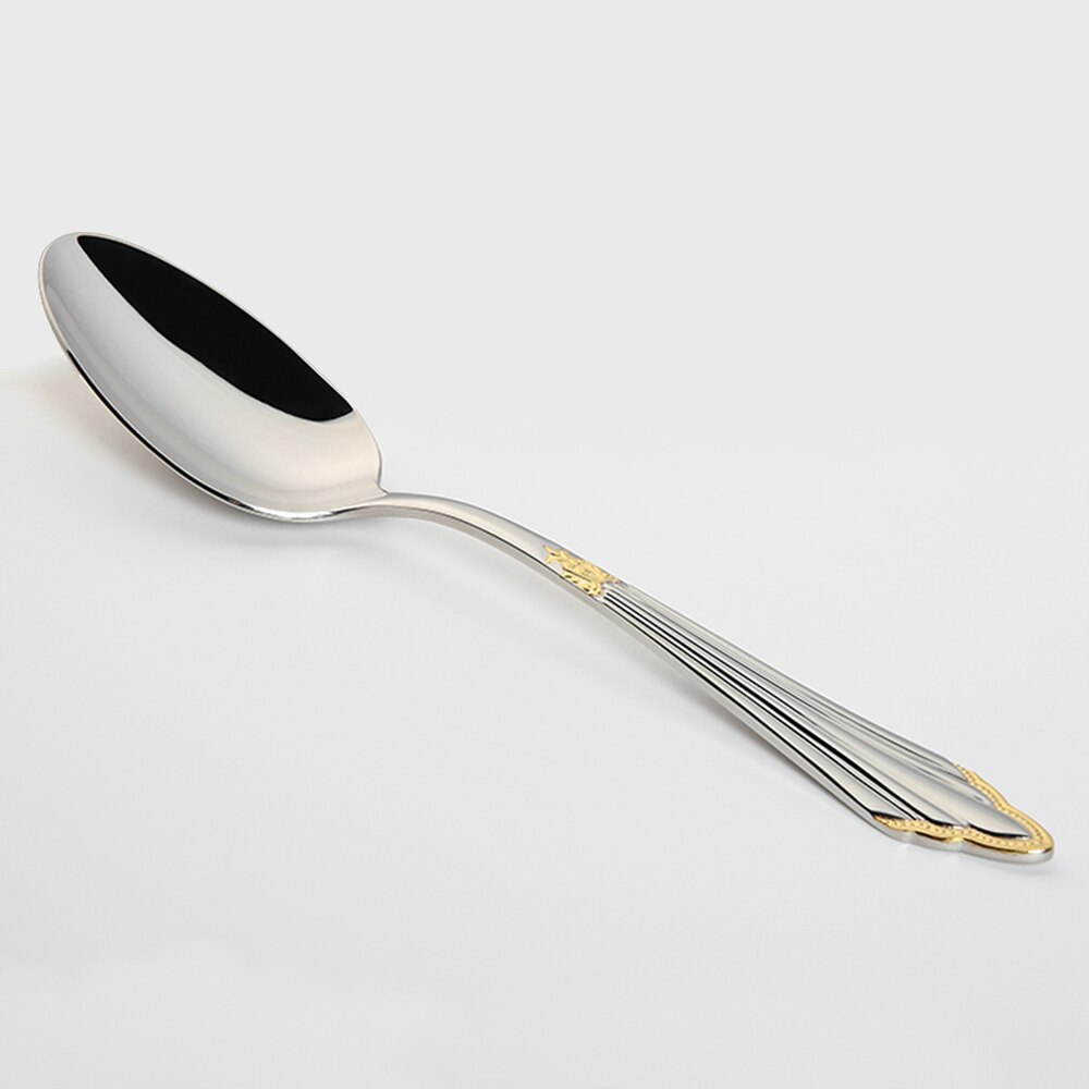 Gold-Tone Cutlery Set, Aurelia Handcrafted 18/10 Stainless Steel