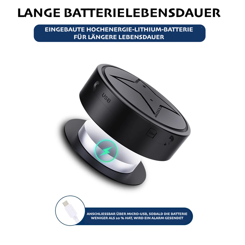 Magnetický GPS lokátor vozidla, VantaTrace PulseTrack, upozornění na narušení geozóny