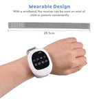 Wireless Bedwetting Alarm With Wearable Receiver And Moisture Sensor