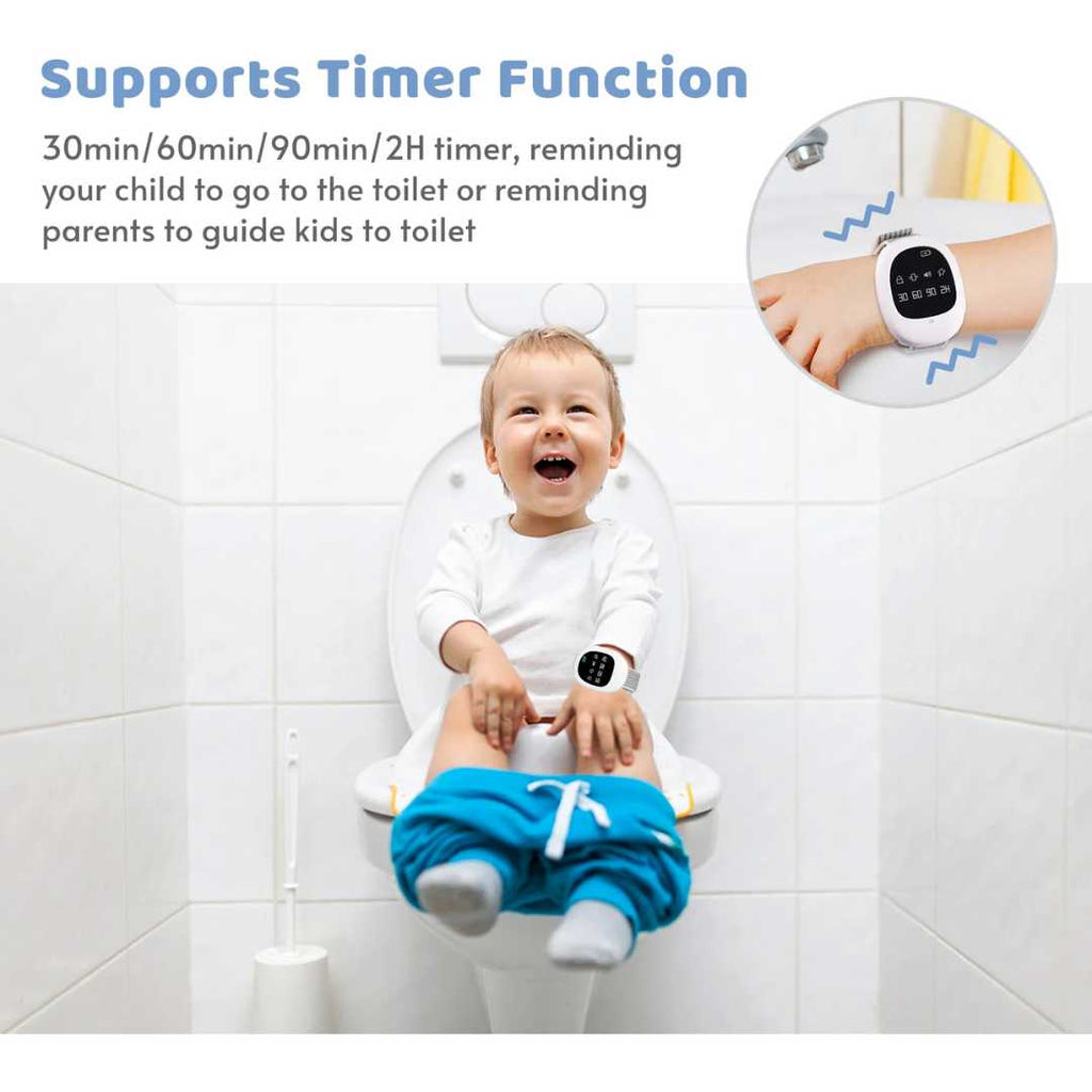 Wireless Bedwetting Alarm With Wearable Receiver And Moisture Sensor