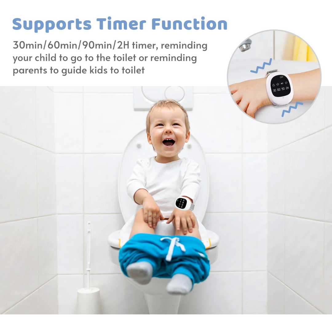 Wireless Bedwetting Alarm With Wearable Receiver And Moisture Sensor