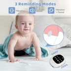 Wireless Bedwetting Alarm With Wearable Receiver And Moisture Sensor