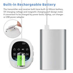 Wireless Bedwetting Alarm With Wearable Receiver And Moisture Sensor