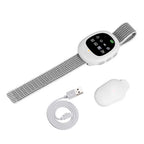 Wireless Bedwetting Alarm With Wearable Receiver And Moisture Sensor