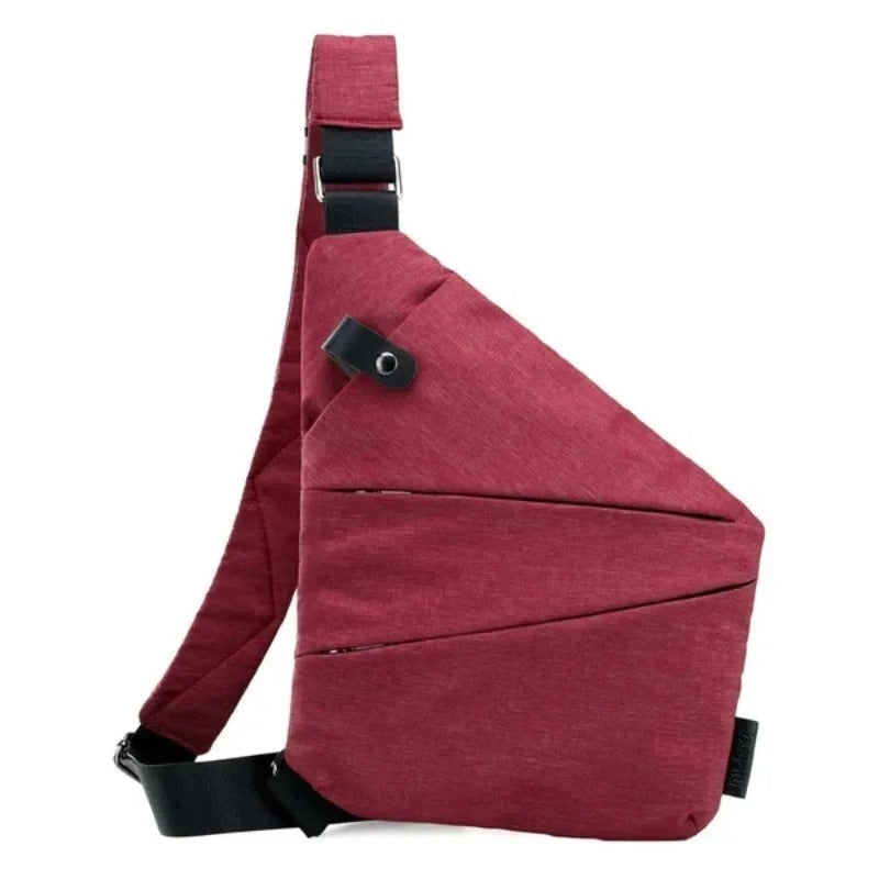 RFID-Blocking Anti-Theft Crossbody Travel Bag, Water-Resistant