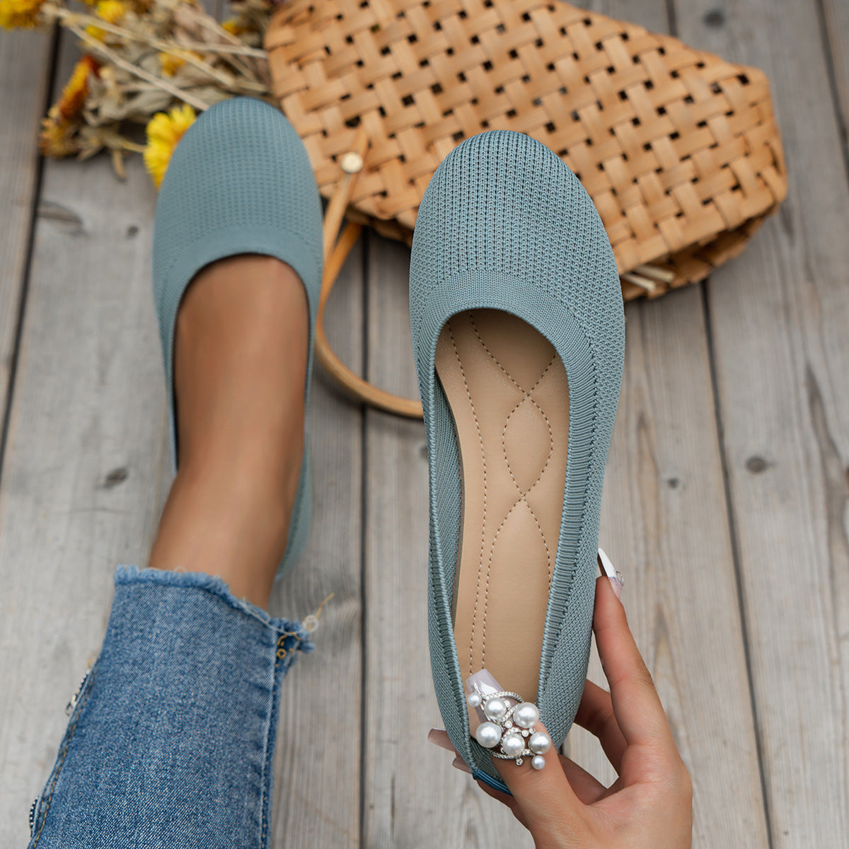Sneakers da donna Kaylee con ammortizzazione, modello slip-on e design traspirante