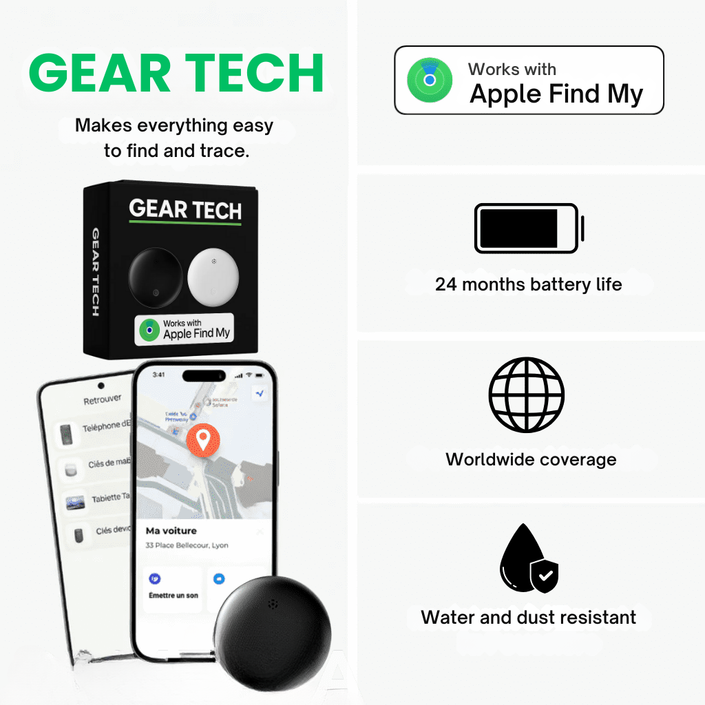 GPS-tracker til cykel, uden abonnement, kompatibel med Android og iOS