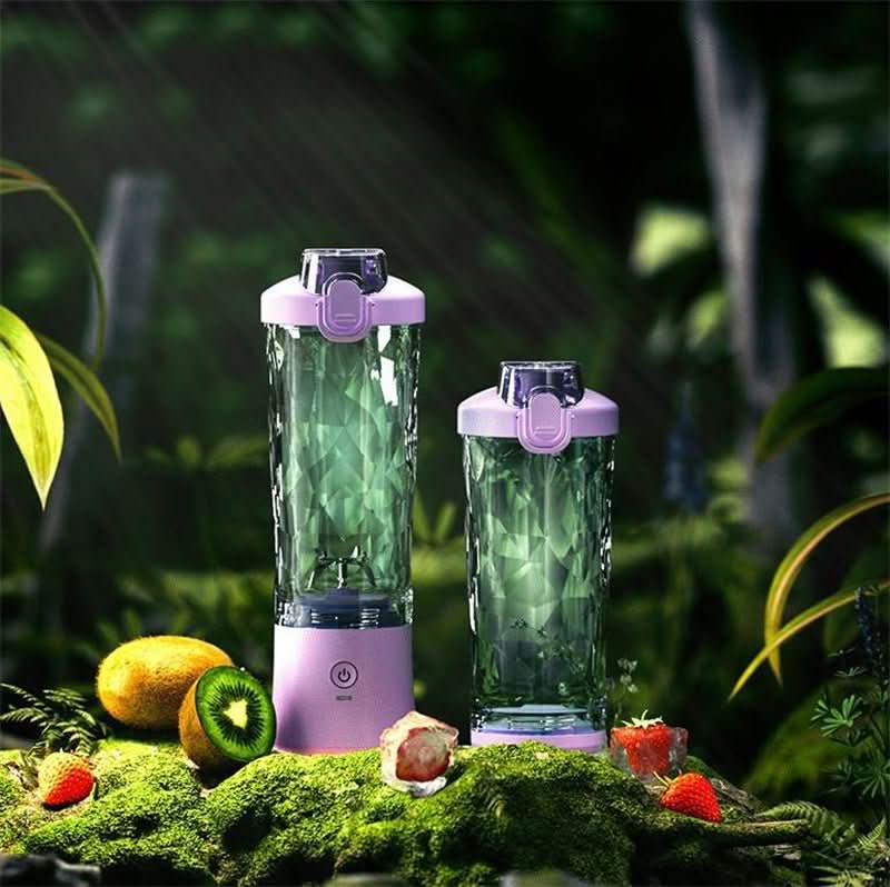 Licuadora portátil para batidos con batería de 4000 mAh y capacidad de 600 ml - Fioriscas