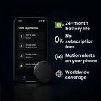 GPS-tracker til cykel, uden abonnement, kompatibel med Android og iOS