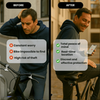 VeloGuard GPS-kerékpárkövető, előfizetés nélkül, Android- és iOS-kompatibilis