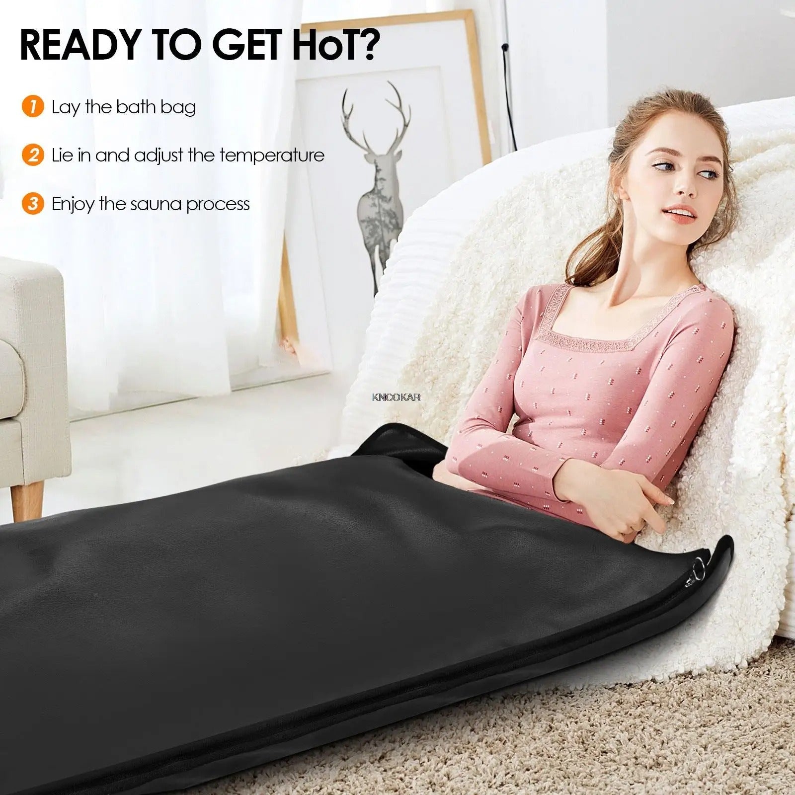 AureaHeat Compact Infrared Blanket For Detox And Relaxation