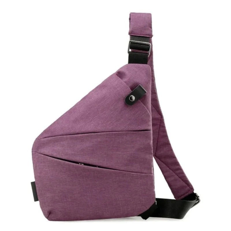 RFID-Blocking Anti-Theft Crossbody Travel Bag, Water-Resistant