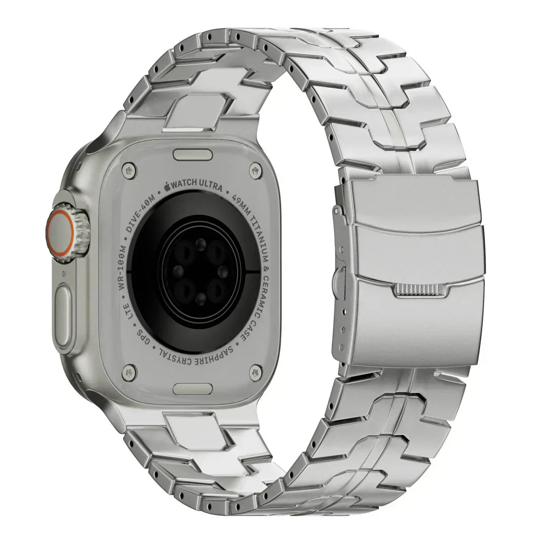 Titanový řemínek Apple Watch, Aurex titan třídy 2, lehký 62 g