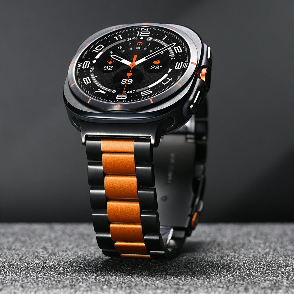 Aurex Titan-Uhrenarmband für Samsung Galaxy Watch Ultra, Faltschließe