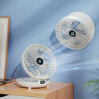 Ventilador USB plegable de pared, refrigeración personal ultrasilenciosa