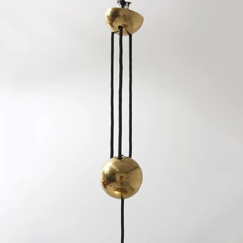 Pyra Minimalist Metal Pendant Light, Gold | Fioriscas
